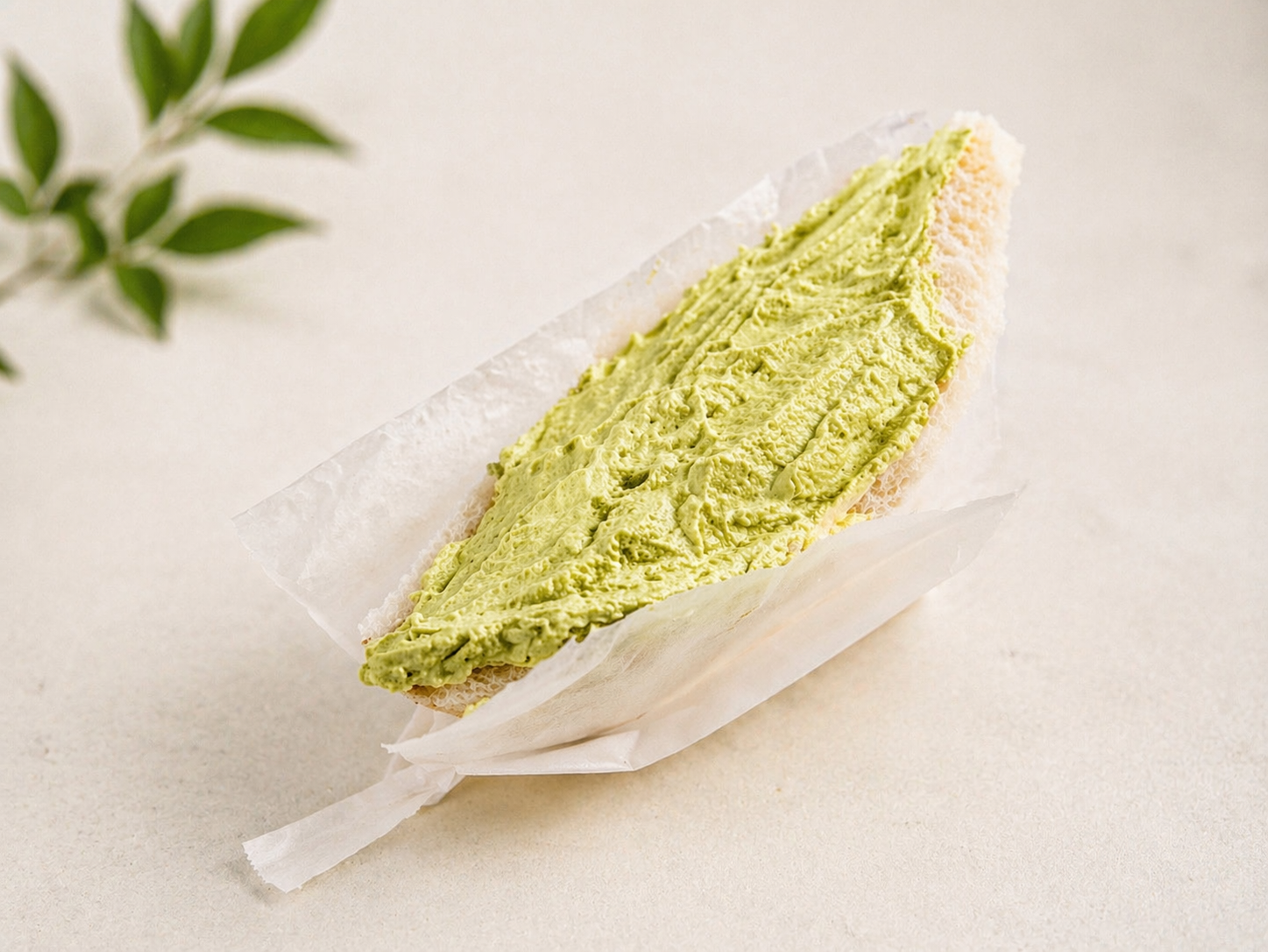 Matcha cream sando